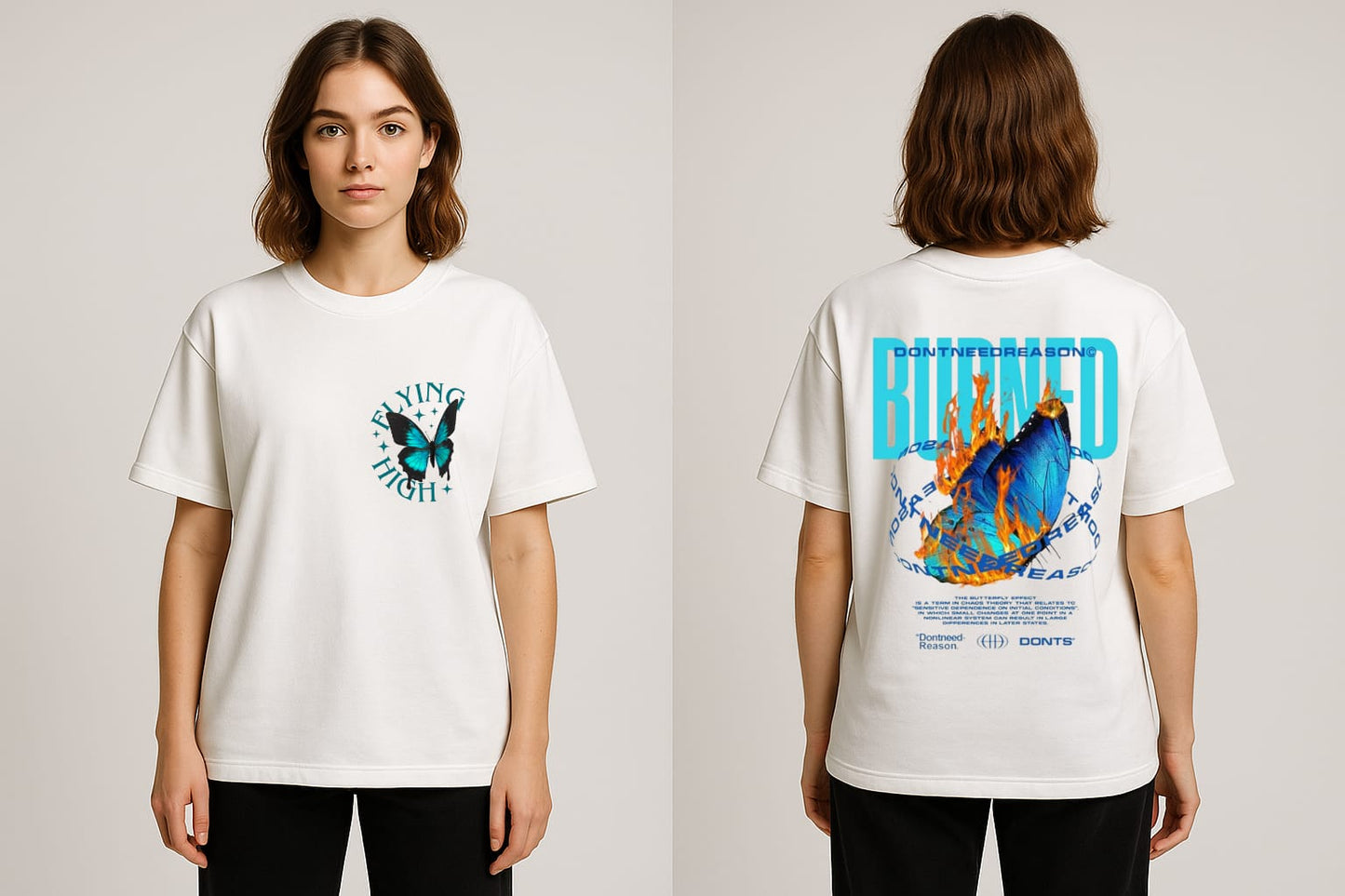 FLYING HIGH OVERSIZED TEE-FEMALE EDITION