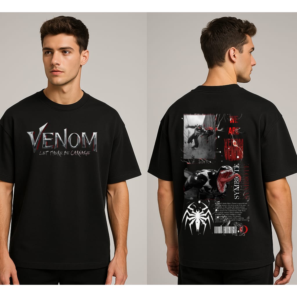 Venom “Let There Be Carnage” Oversized Luxury Streetwear Tee