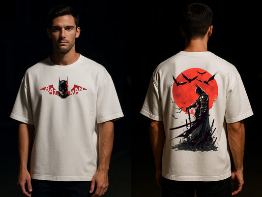 Batman Samurai Oversized Tee – Heavyweight 240+GSM French Terry